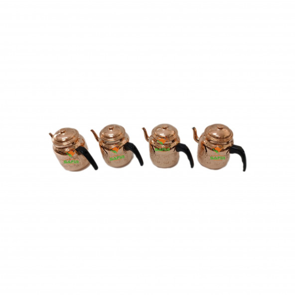 SAFİR Bakır kahveci demliği 4 adet bakır kahveci demliği A++ SAFİR ÇAY KAZANLARI - 2