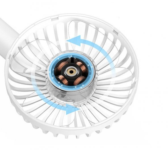 Concord CF15 Taşınabilir Mini Fan Şarjlı Vantilatör - 9