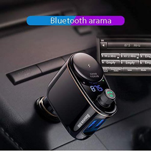 Locomotive Bluetooth Araç İçi Müzik ve Şarj Aparatı - 6