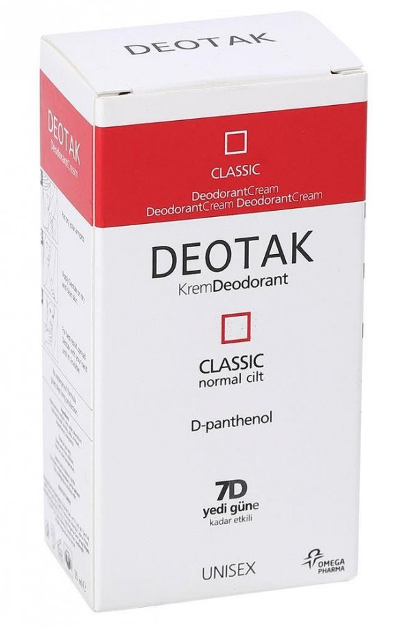 Deotak Krem Deodorant Classic 35 Ml - 2