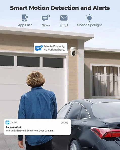 REOLINK E1 Dış Mekan Eklenti WiFi Güvenlik Kamerası - 3