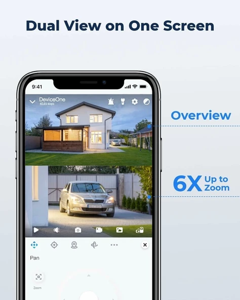 REOLINK Güvenlik Kameraları Kablosuz Dış Mekan, 360 Derece - 3