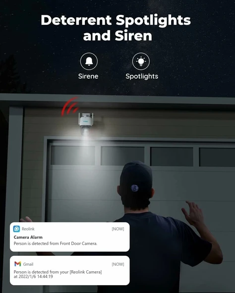 REOLINK Güvenlik Kameraları Kablosuz Dış Mekan, 360 Derece - 4