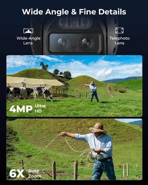 REOLINK 4G Hücresel Güvenlik Kamerası Dış Mekan, WiFi Gerekmez - 2