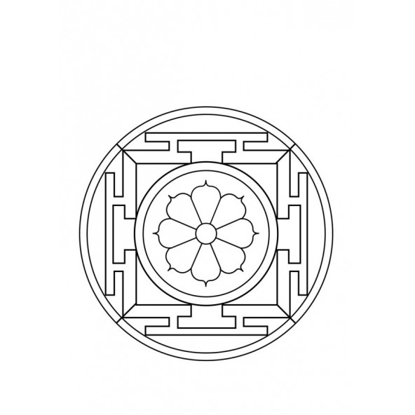 Çocuklar İçin Mandala Boyama Seti-1 - Resim 5