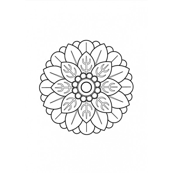 Çocuklar İçin Mandala Boyama Seti-1 - Resim 6