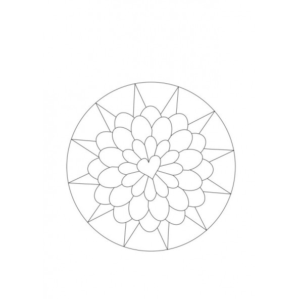 Çocuklar İçin Mandala Boyama Seti-1 - Resim 8