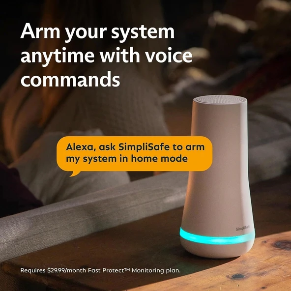 SimpliSafe 7 Parça Kablosuz Dış Mekan Kameralı Ev Güvenlik Sistemi - 2