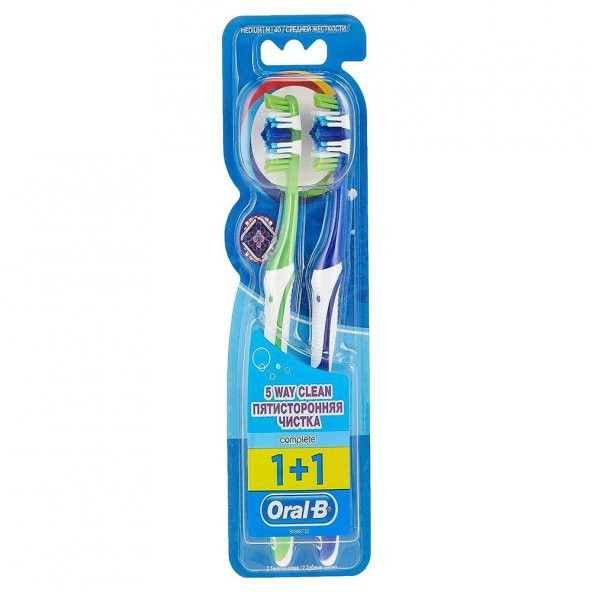 Oral-B Complete Orta 1+1 Diş Fırçası