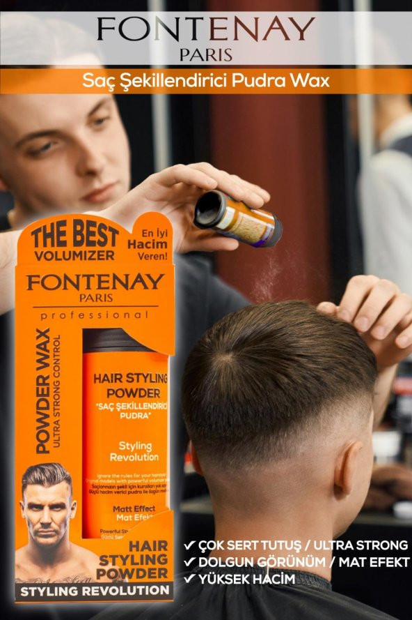 FONTENAY SAÇ ŞEKİLLENDİRİCİ TOZ WAX ULTRA STRONG TURUNCU 20GR ürün görseli