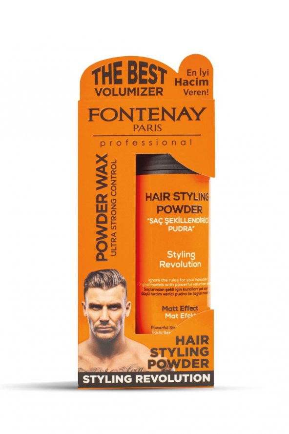 FONTENAY SAÇ ŞEKİLLENDİRİCİ TOZ WAX ULTRA STRONG TURUNCU 20GR - Resim 2
