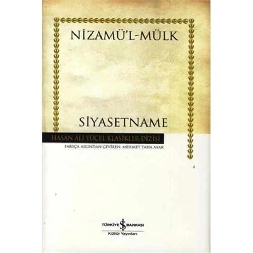 SİYASETNAME. NİZAMÜLMÜLK  İŞ BNK