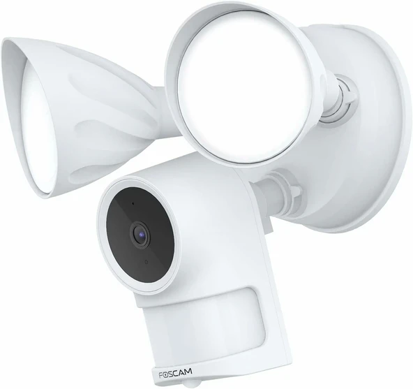 FOSCAM 2.4G/5GHz WiFi Projektör Kamera - Siren Alarmlı