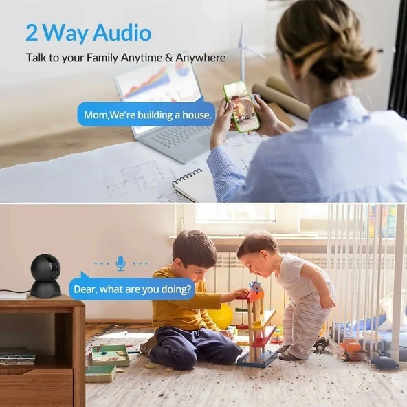 Foscam 5MP WiFi Evcil Hayvan Kameraları - Ev Güvenliği için - 4