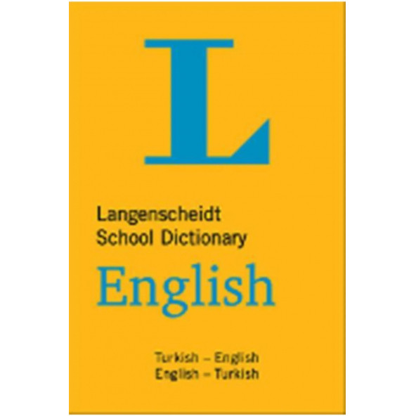 Altın Kitaplar Langenscheidt School Dictionary Turkish - English English - Turkish