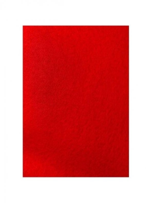 Keçe 50X70 cm 2li Paket Kırmızı 2 mm - 1