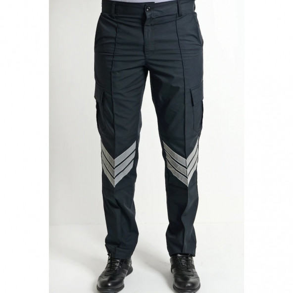Yeni Model Özel Güvenlik Pantolonu Fosforlu Kargo Cepli