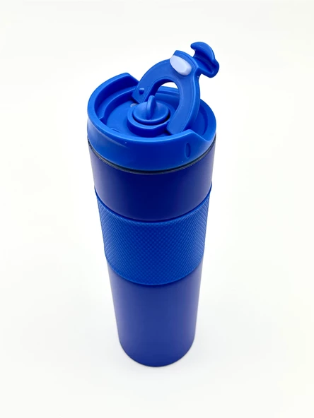 Yüksek Kaliteli Sıcak ve Soğuk French Press Çelik Termos Kupa Bardak Mug 500 ML  Kahve ve Bitki Çayı - 6