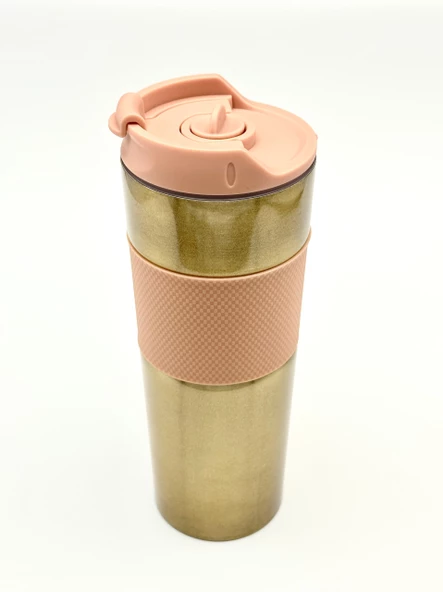 Yüksek Kaliteli Sıcak ve Soğuk French Press Çelik Termos Kupa Bardak Mug 500 ML  Kahve ve Bitki Çayı - 3