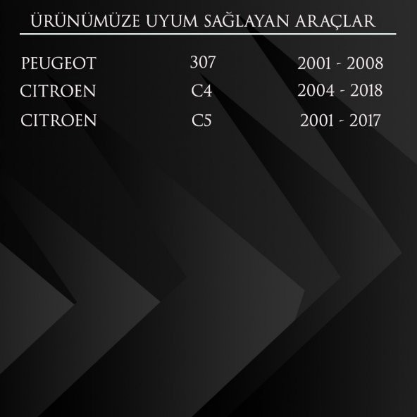 Peugeot 207, 307 Citroen C4 C5 için Cam Düğme Kapağı - 2