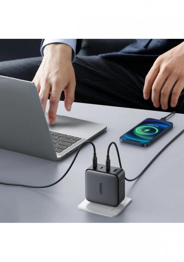 Ugreen Gan x 100W 4 Portlu Pd Usb-C Hızlı Şarj Cihazı - 5