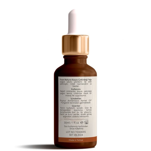 From Natura Organik Kayısı Çekirdeği Yağı 30 ml - 2