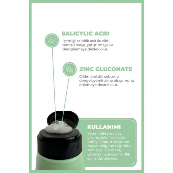 THE FAIR ÇAY AĞACI VE SALİSİLİK ASİT İÇERİKLİ SEBUM DENGELEYEN YAĞLI CİLTLER İÇİNN VEGAN YÜZ YIKAMA JELİ 150 ML - 4