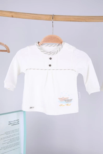 Babydola 10'lu Hastane Çıkışı %100 Pamuk Zıbın Seti Lüks Erkek Bebek Takım Yenidoğan Kutulu Hoşgeldin Bebek Hediyesi 13744 - 4