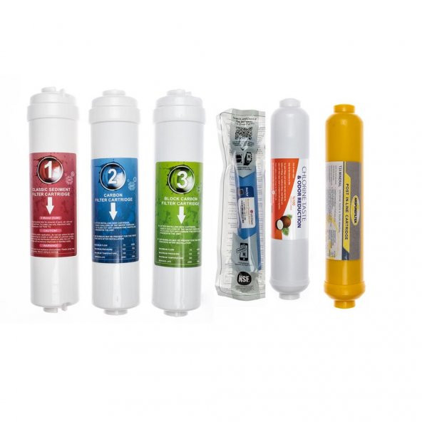 Sulook Kapalı Kasa Su Arıtma Cihazlarına Uyumlu 6lı Filtre Seti Lg Membranlı ürün görseli 1