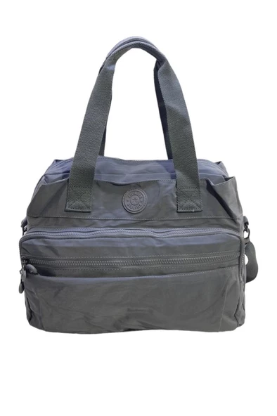 Klinkır Kadın Omuz Çantası Çok Cepli Hafif Kumaş Çapraz Askılı ürün görseli 1