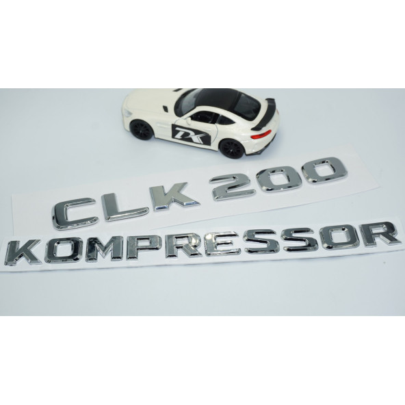 DK Tuning CLK200 Kompressor Bagaj Krom ABS 3M 3D Yazı Logo Benz İle Uyumlu - 3