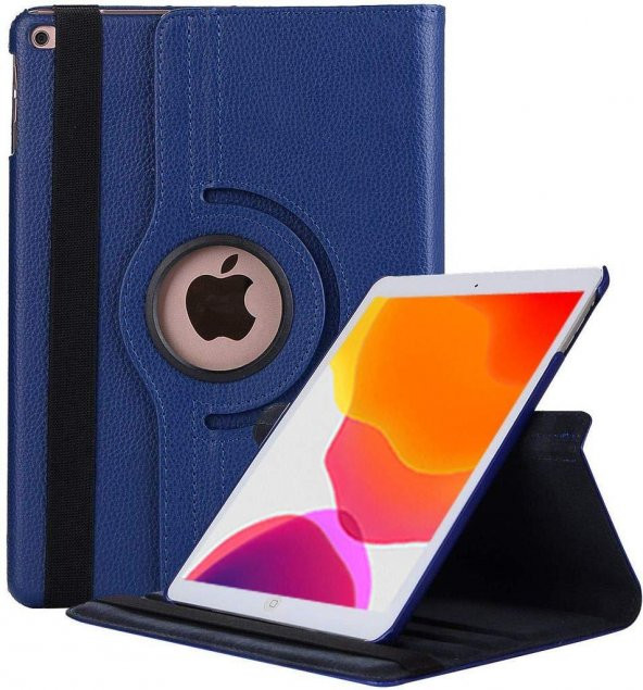 Smody iPad 9.Nesil 10.2 360 Dönerli Standlı Kapaklı Kılıf - Resim 8