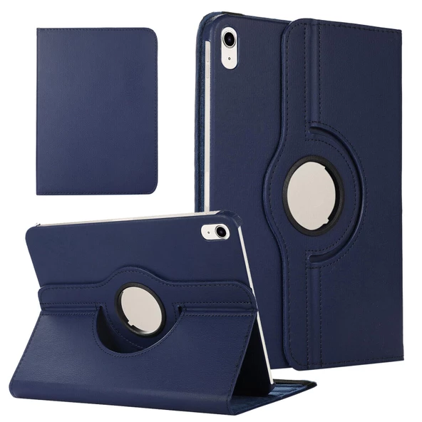 Smody iPad 10. Nesil 10.9 Kılıf 360 Dönerli Standlı Kapaklı - Resim 8