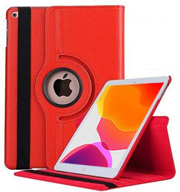 Smody iPad 8.Nesil 10.2 360 Dönerli Standlı Kapaklı Kılıf + Temperli Cam - Resim 8