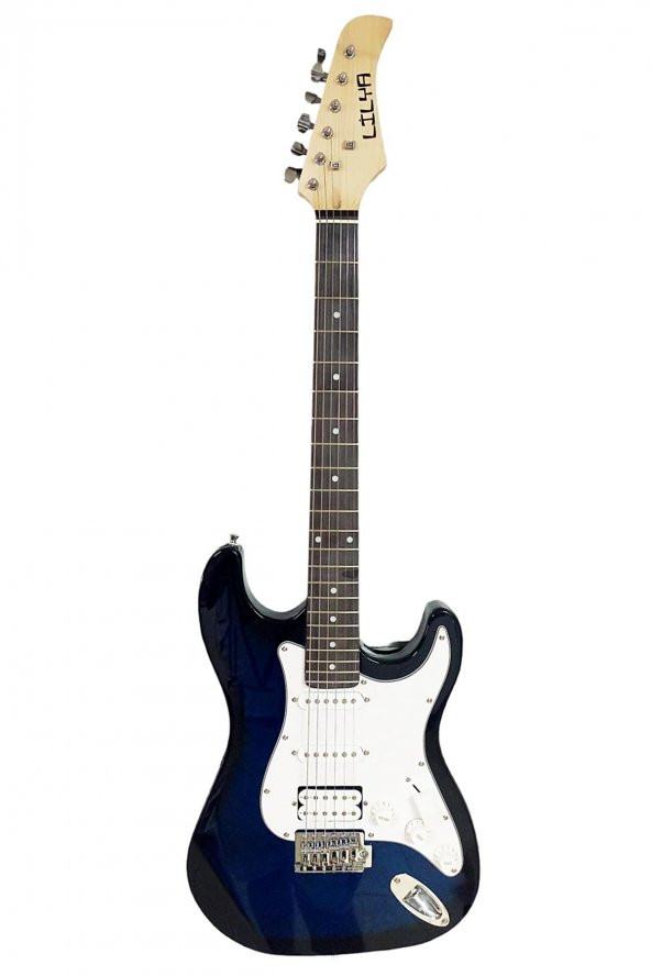 Lilya ST309BLU Elektro Gitar Mavi Renk (HSS) - 1