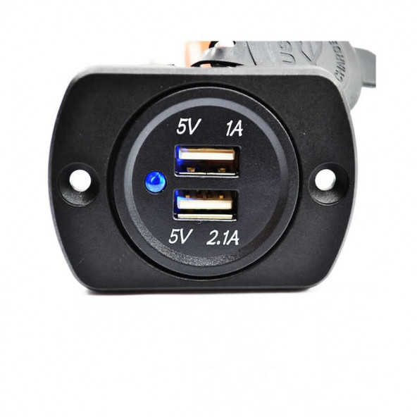 Su Geçirmez 12 Volt USB Şarj Soketi - 4