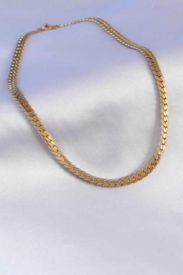 316L Çelik Gold Renk Kadın Kolye - BJ-BKO7320 - 2