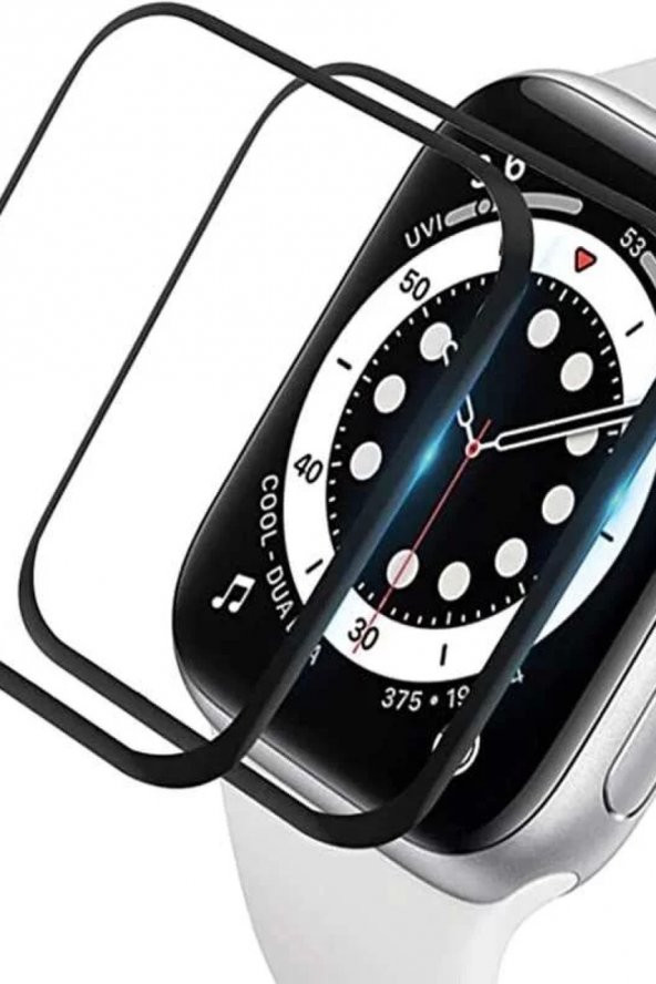 Apple Watch 7 45mm Lopard 3D PMMA Kavisli Full Cam Ekran Koruyucu