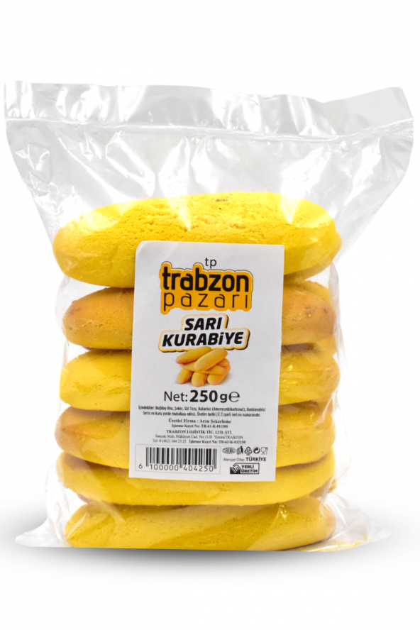 Trabzon Yöresel Sarı Kurabiyesi 250 gr