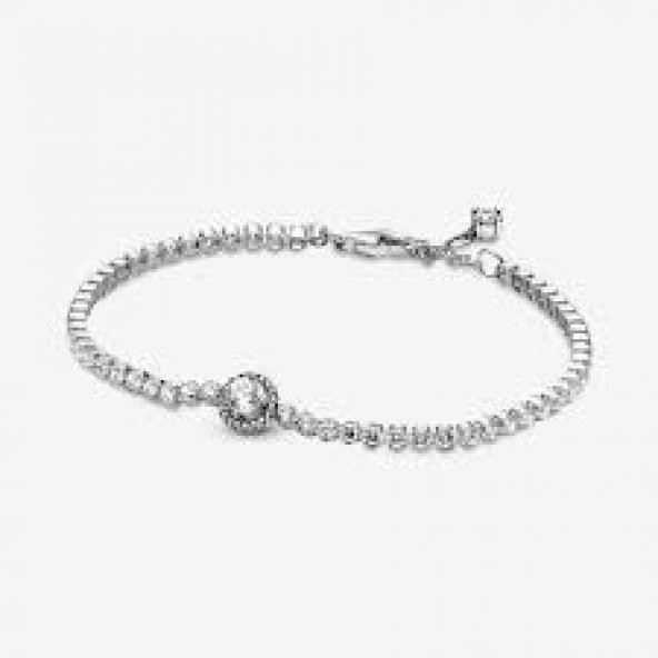 Pandora 599416C01 18cm-Işıltılı Hale Tenis Bilekliği
