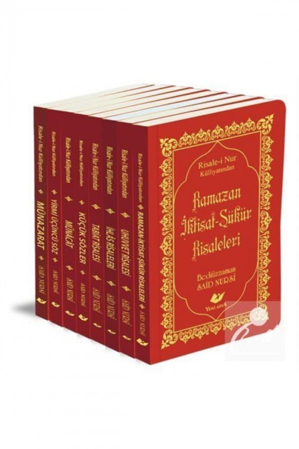 Yeni Asya Neşriyat Risale-i Nur Külliyatı (cep Boy, 8 Kitap) (bez Cilt, Sayfa Içi Lügatçeli, Indexli)