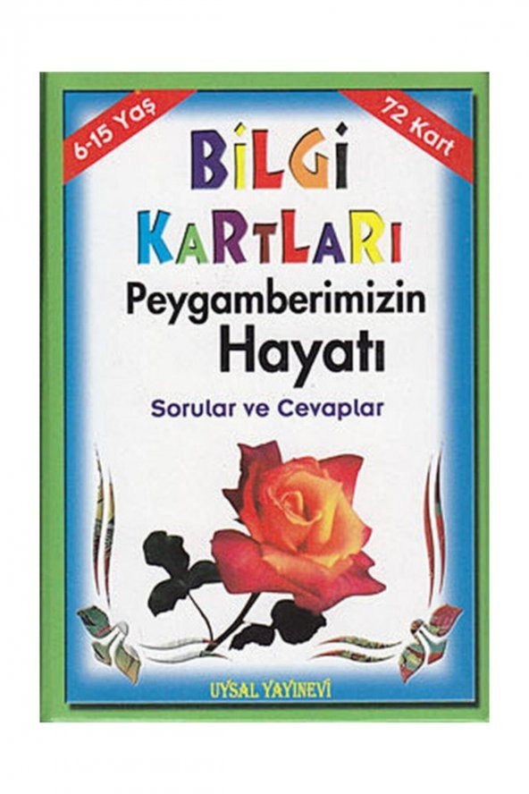 Uysal Yayınevi Bilgi Kartları 4 / Peygamberimizin Hayatı 72 Kart (KOD:21) & Sorular Ve Cevaplar