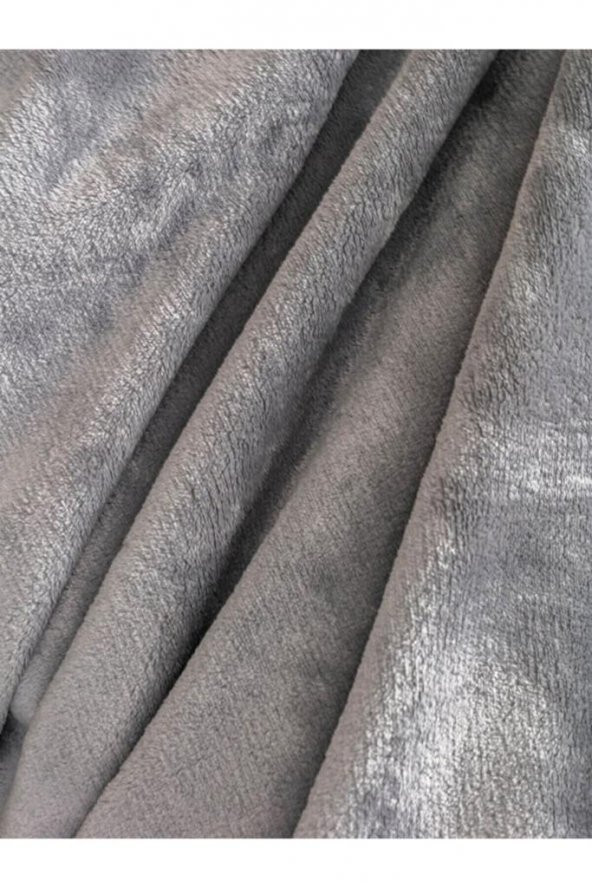 Gri Wellsoft Tv Battaniye 100x170 Cm - 2