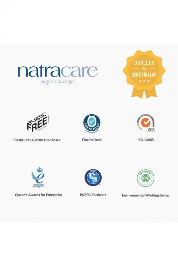 Natracare Organik Ve Doğal Kanatlı Ultra Ped Uzun - Gece 9lu Set - 90 Adet Ped - 5
