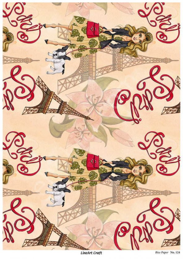 Model 124 - Pirinç Dekopaj Lineart Craft ürün görseli