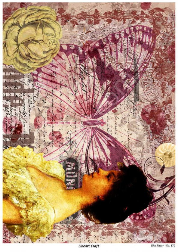 Model 170 - Pirinç Dekopaj Lineart Craft ürün görseli