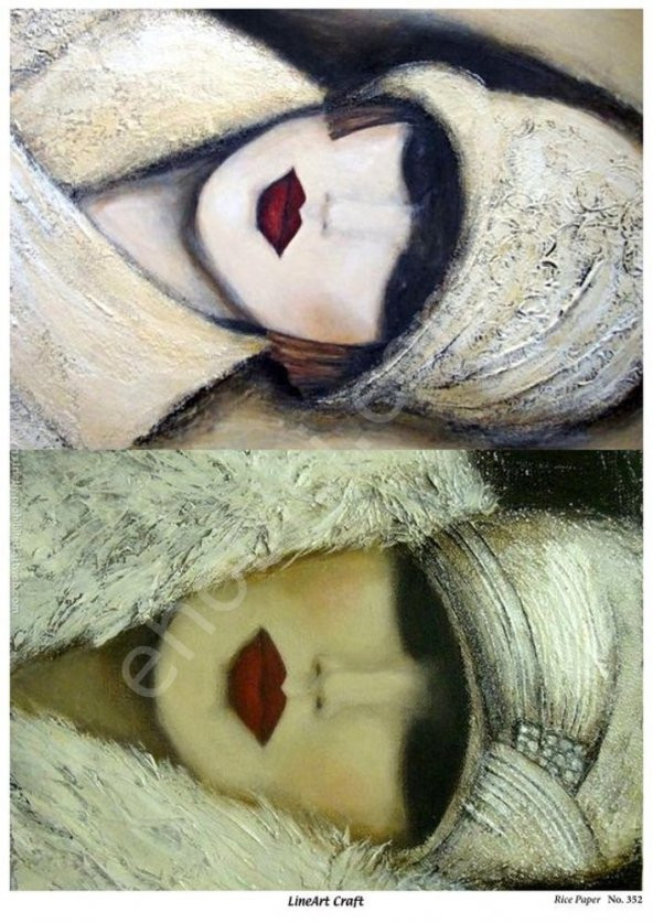 Model 352 - Pirinç Dekopaj Lineart Craft ürün görseli 1