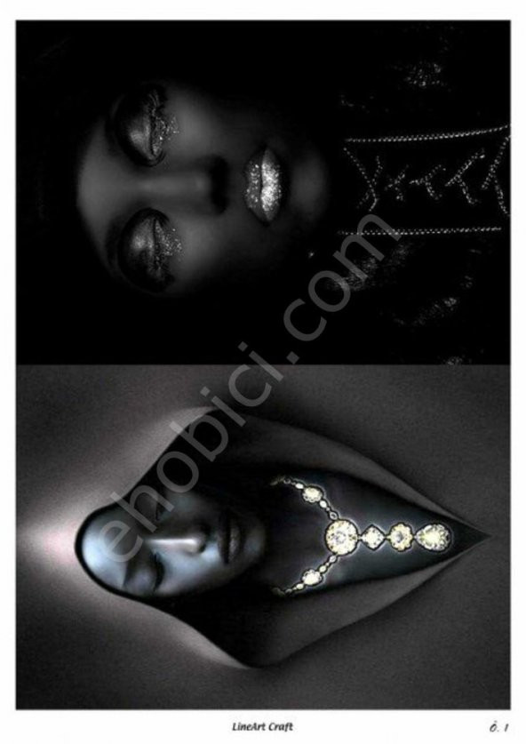 Özel Model-001 - Pirinç Dekopaj Lineart Craft ürün görseli