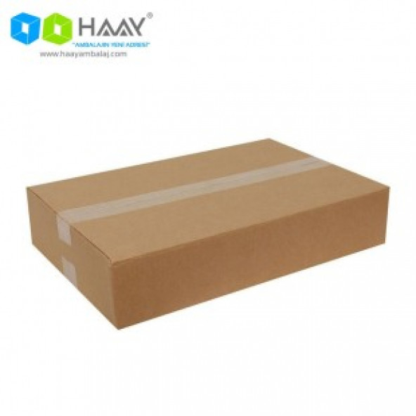 HAAY AMBALAJ 47x34x8cm Tek Oluklu Koli - Kraft ( 10 ADET)