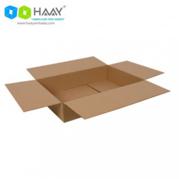 HAAY AMBALAJ 47x34x8cm Tek Oluklu Koli - Kraft ( 10 ADET) - Resim 2